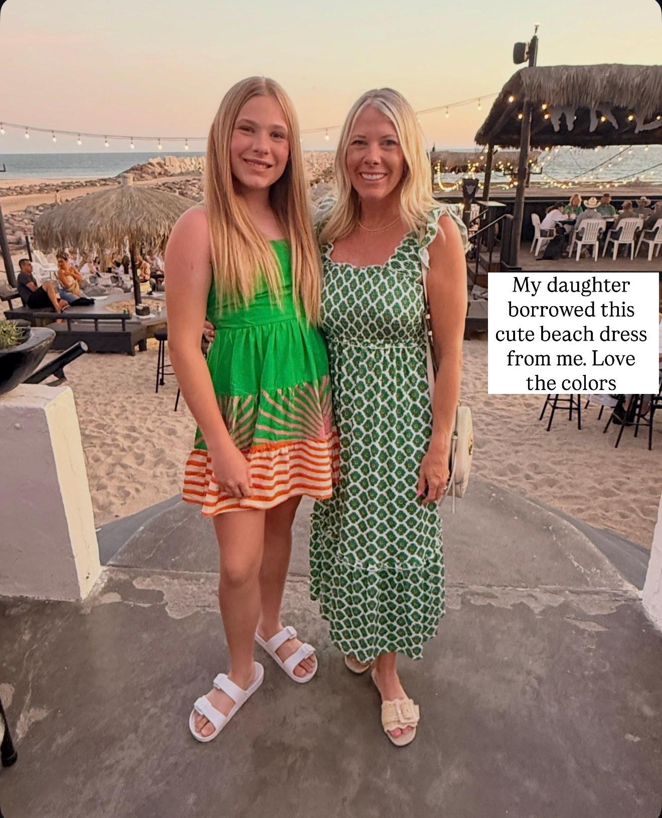 Beach vacation spring break dresses. We are both wearing a size small 

#LTKootd #LTKmomlife #LTKTravel