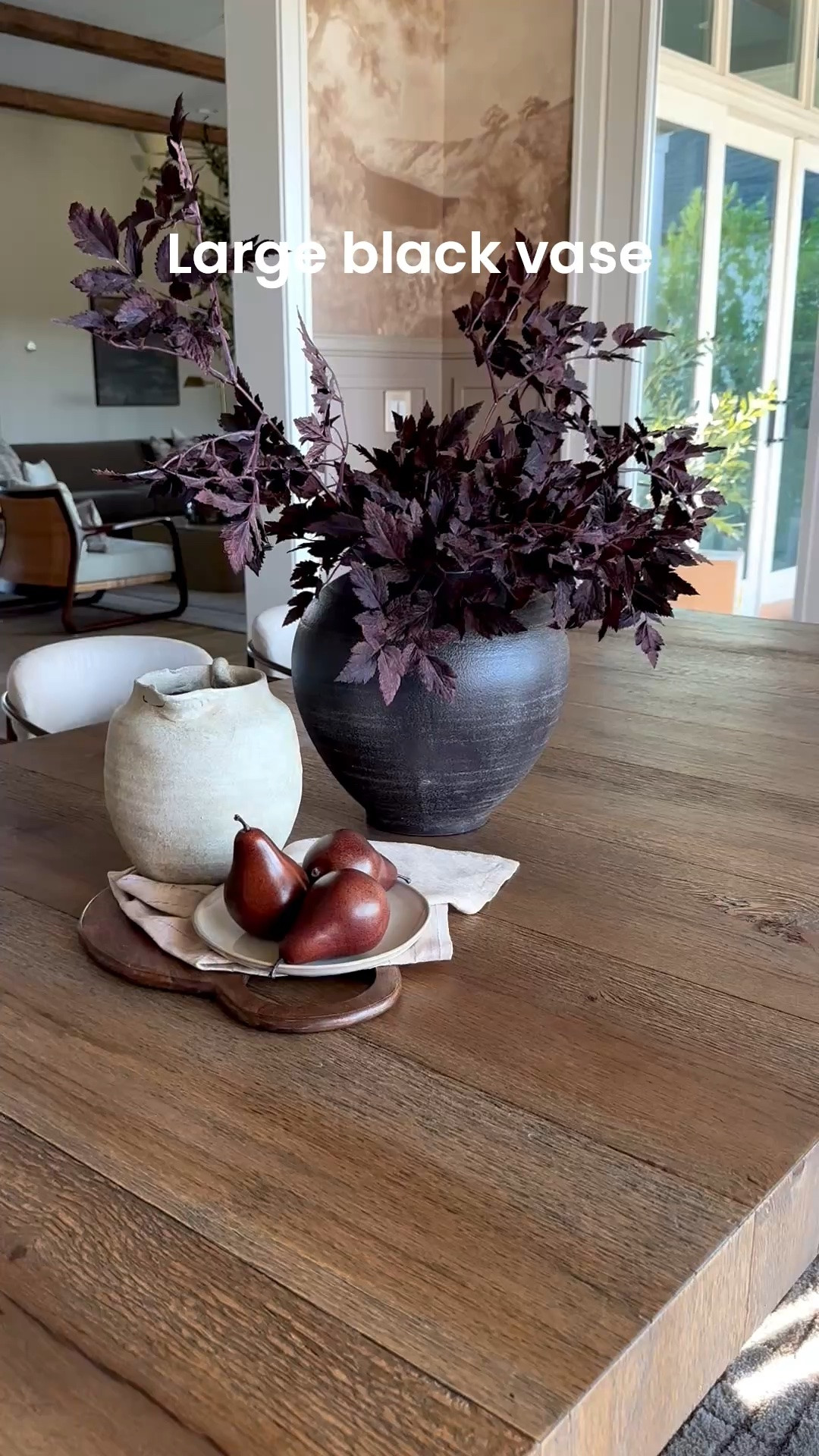 Large black vase perfect for the fall reason and all year round 
@Target

#LTKSeasonal #LTKHome