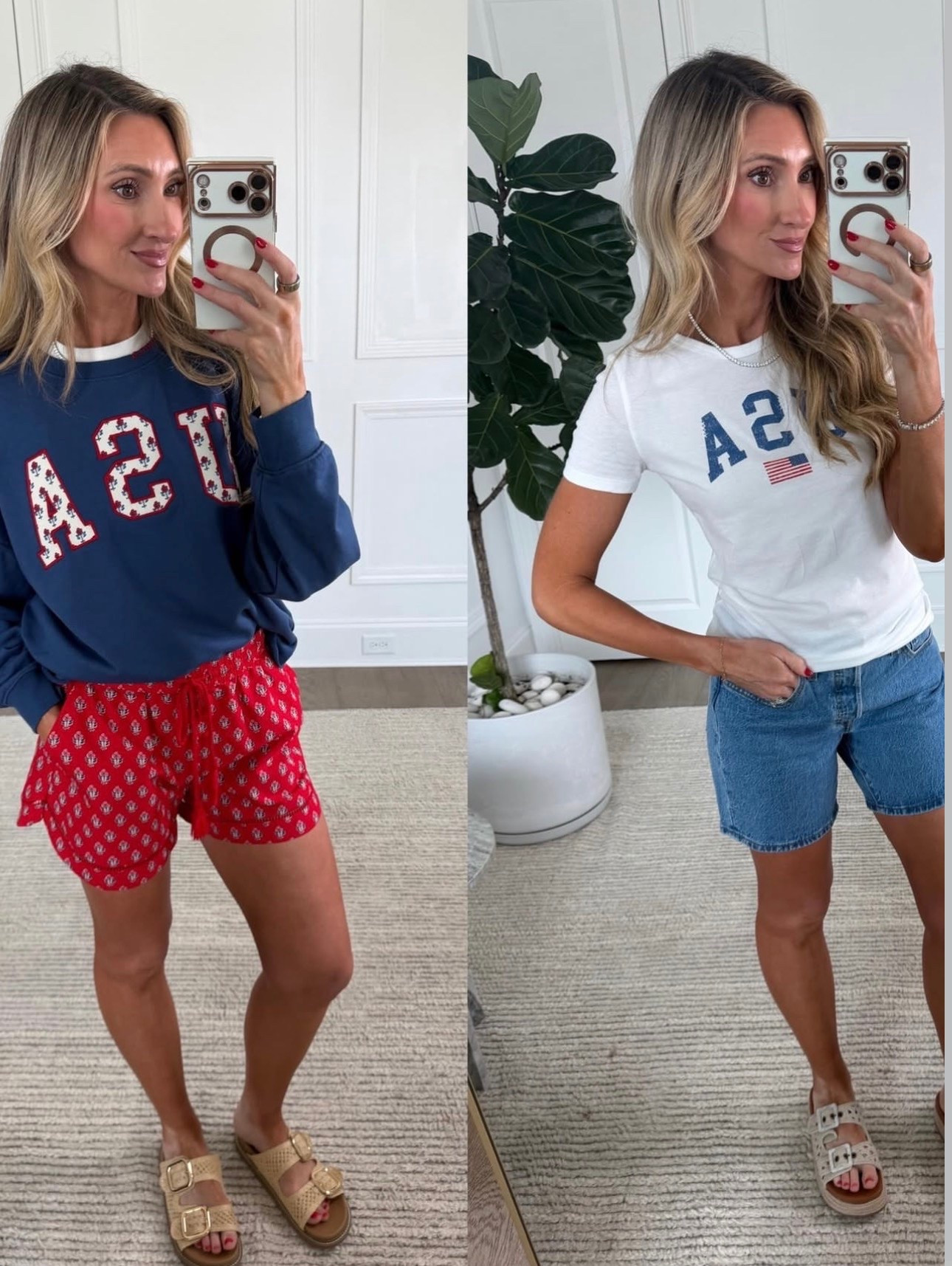 Red, white, and blue summer staples ❤️🤍🩵

#LTKootd #LTKgrwm #LTKmomlife