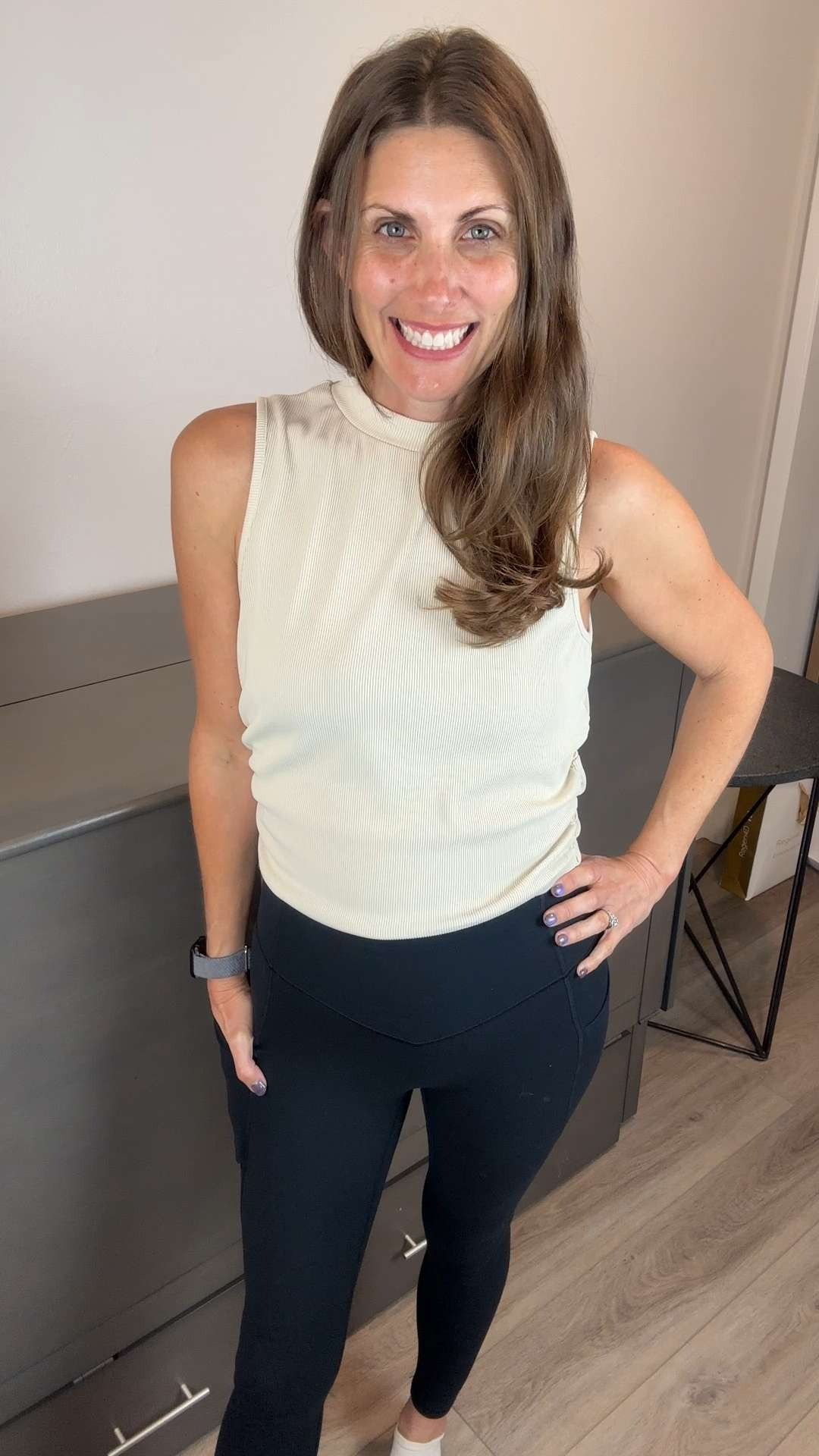 Love these leggings with side pockets!  

 #LTKootd #LTKfitnessgoals #LTKActive