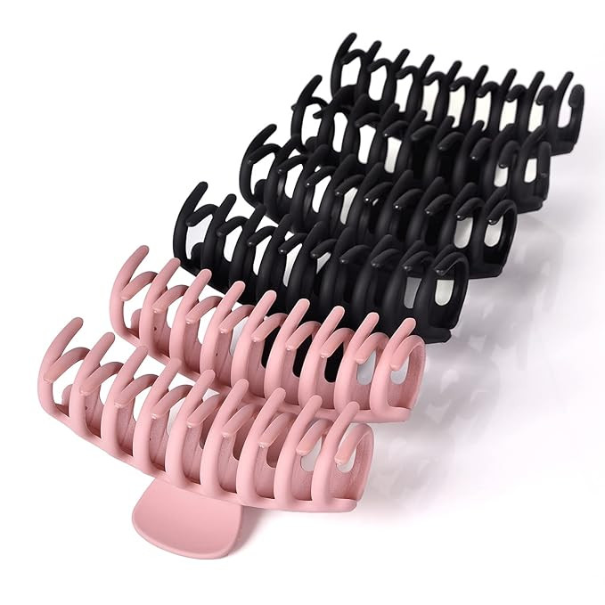 Bealee Big Hair Claw Clips for Women Girls, Nonslip Matte Hairclips for Thick Thin Hair, 4 Inch L... | Amazon (US)