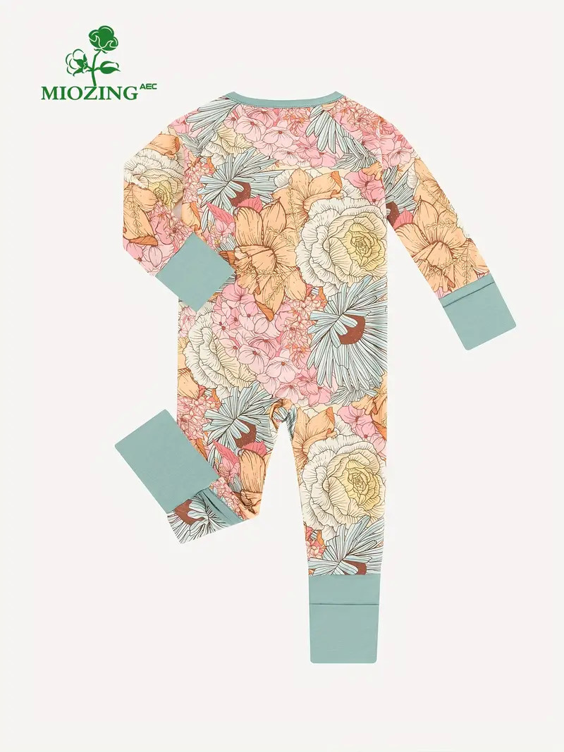 Miozing Baby Bamboo Fabric Baby Comfy Cute Flower Print - Temu | Temu Affiliate Program