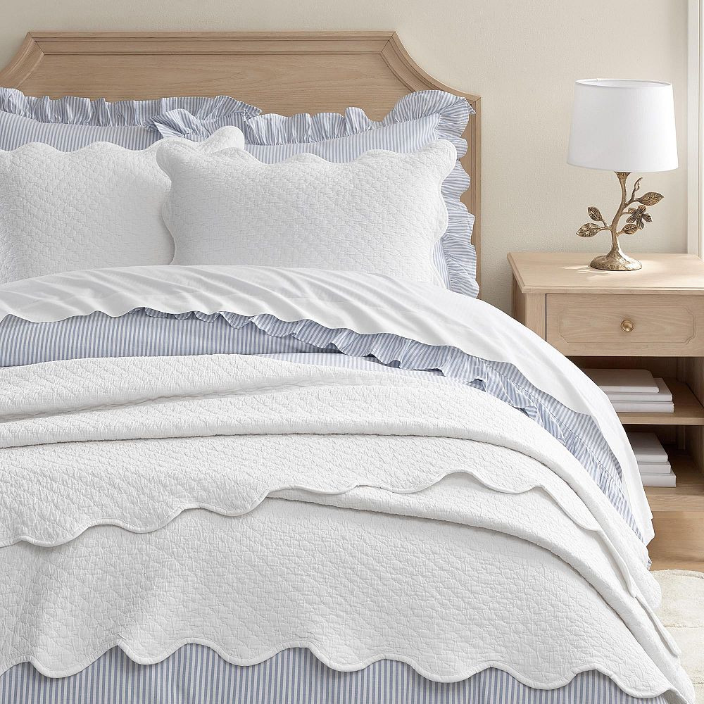 Sweet Scallop Standard Sham | Pottery Barn Teen