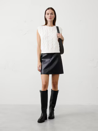 Cable Sweater Vest | Banana Republic Factory
