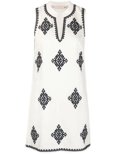 geometric-print dress | Farfetch (US)