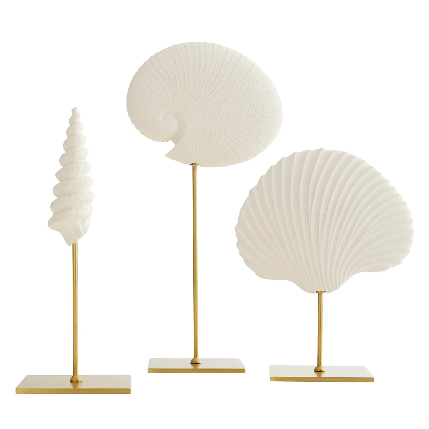 Celerie Kemble for Arteriors Shell Sculpture Set of 3 | Paynes Gray Inc