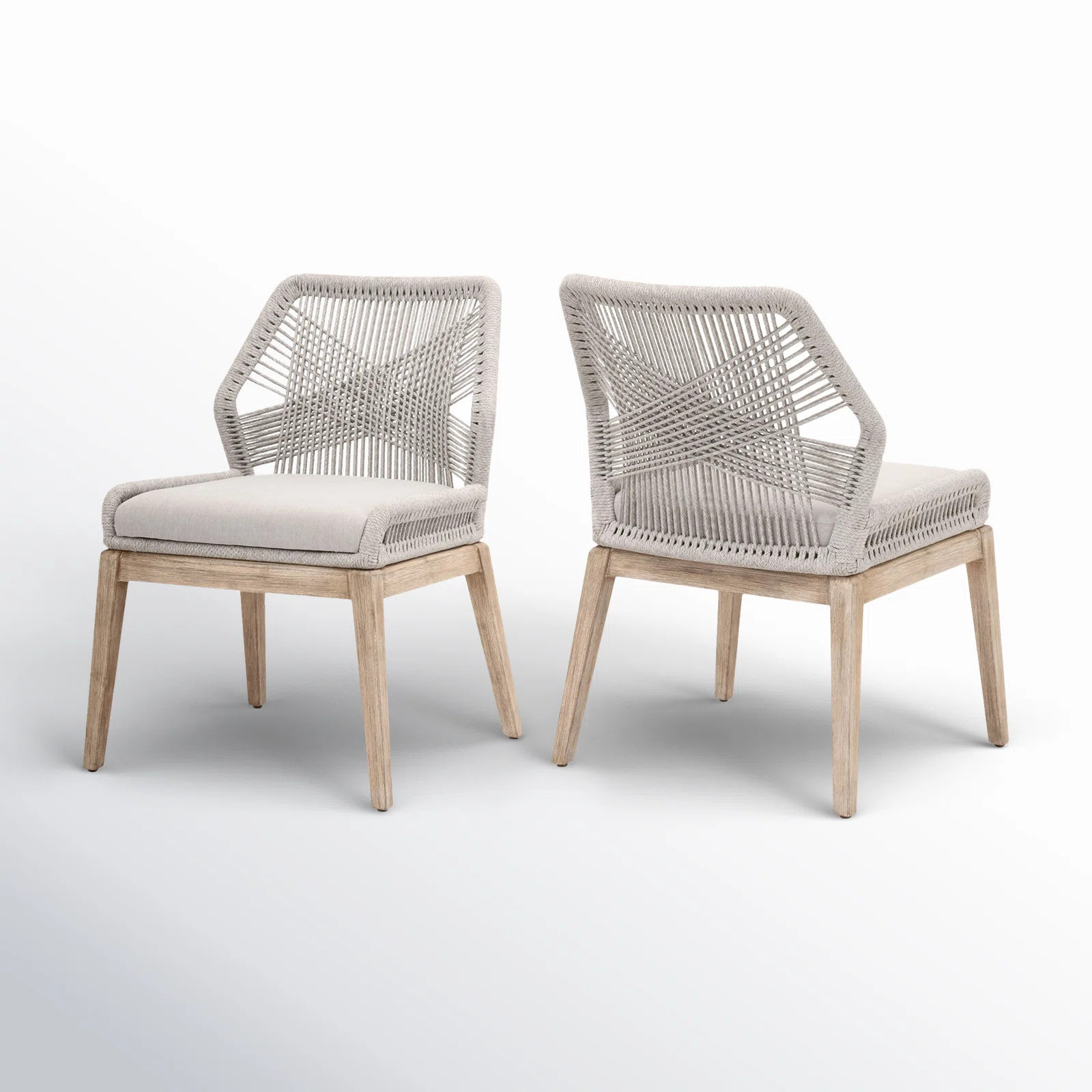 19.5'' H Polypropylene / Olefin Upholstered Side Chair (Set of 2) | Wayfair North America