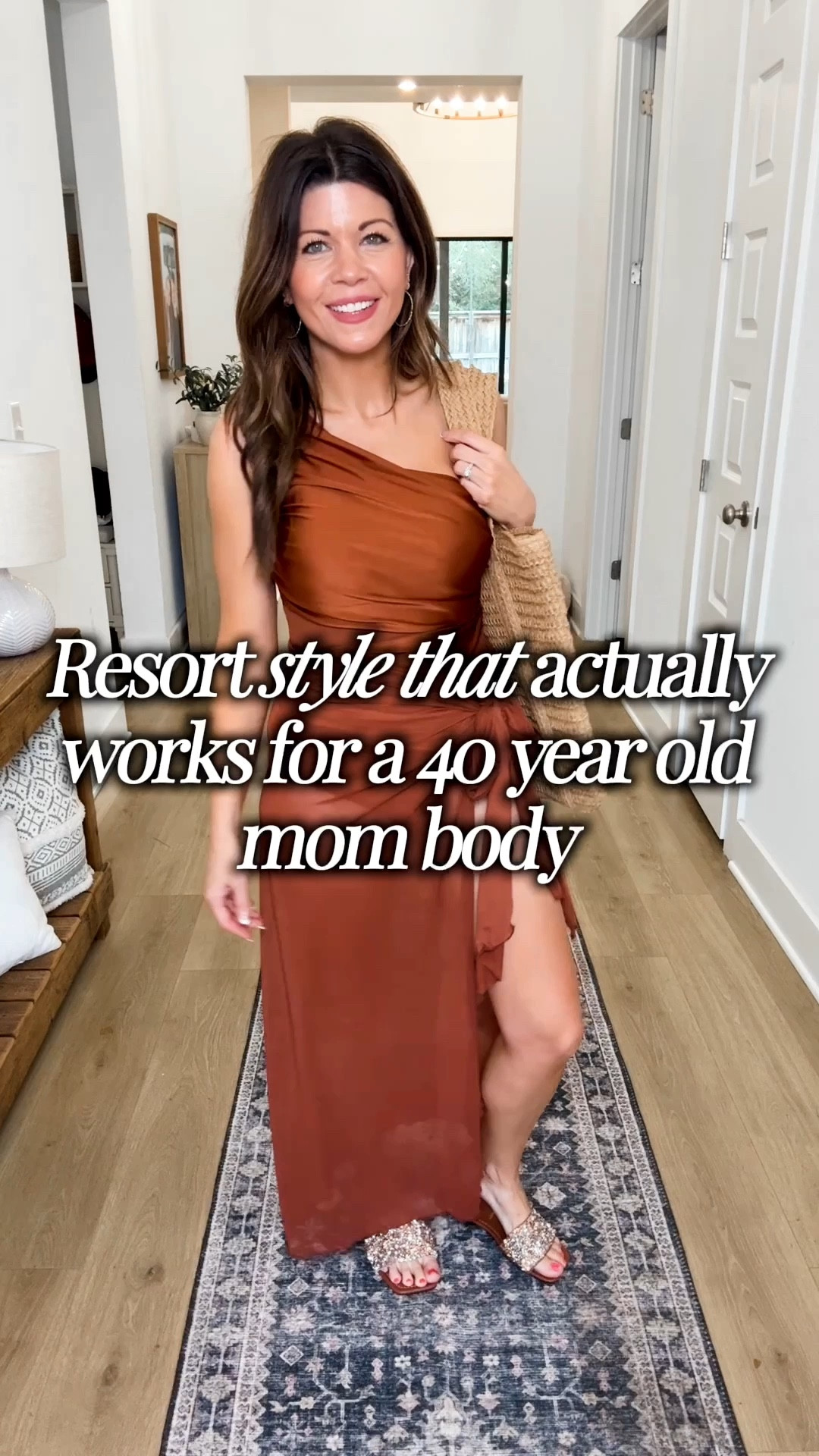 Looks luxe… feels effortless ✨

Coverage where I want it, 
mesh cutouts to keep it a little sexy 👏

This one just hits. 

Add a bag and rhinestone sandals and you have an instant resort style outfit. 

Wearing my true size in a swimsuit-size Medium. 

#LTKSwim #LTKmomlife #LTKOver40