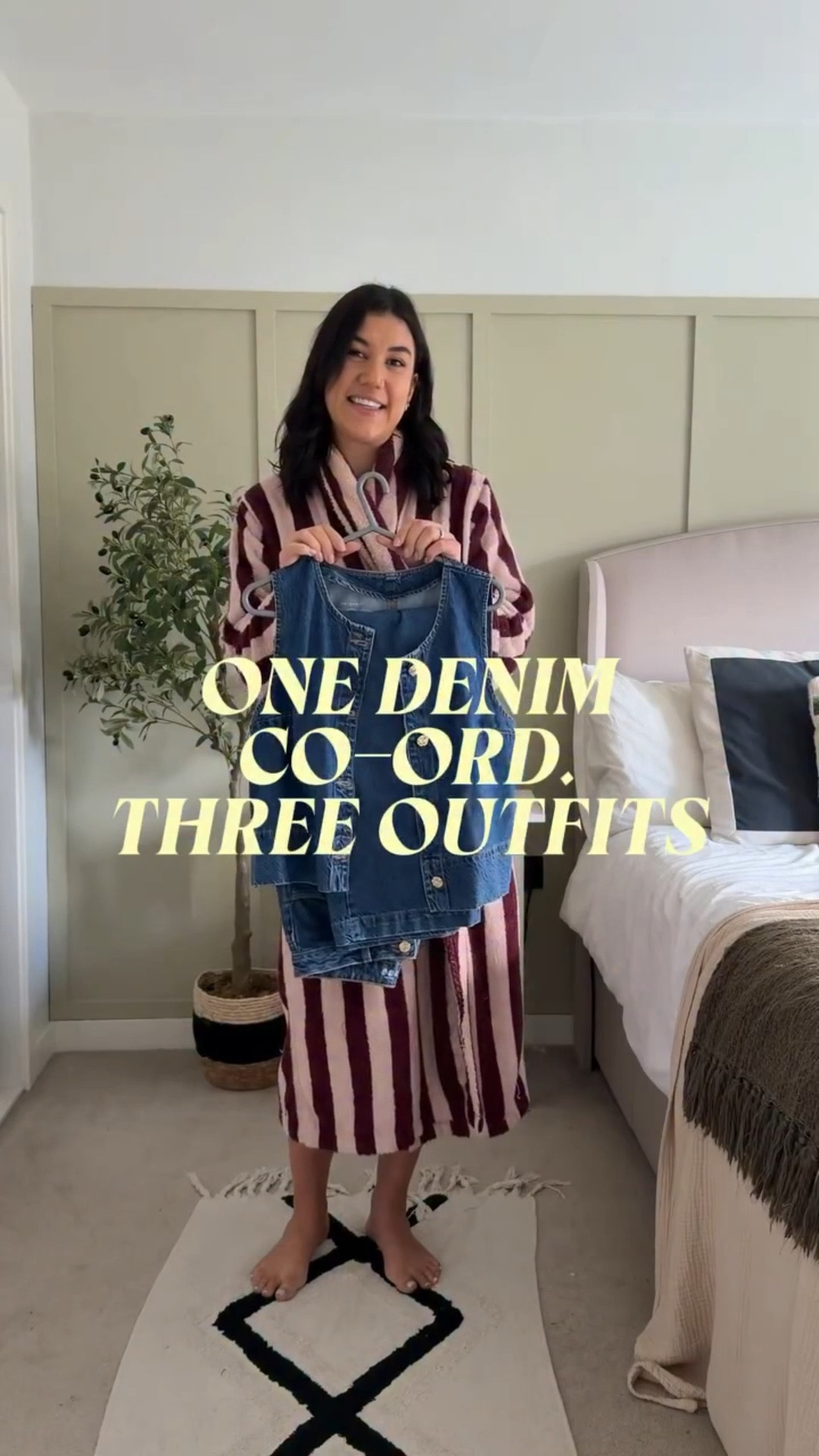 Denim co ord styled 3 ways 