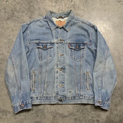 VTG 90s levis type 3 denim jacket XL   | eBay | eBay US