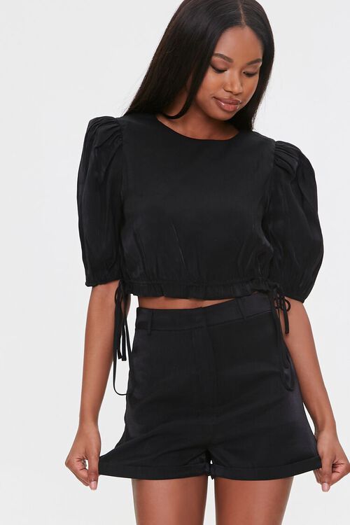 Puff-Sleeve Top & Shorts Set | Forever 21 (US)