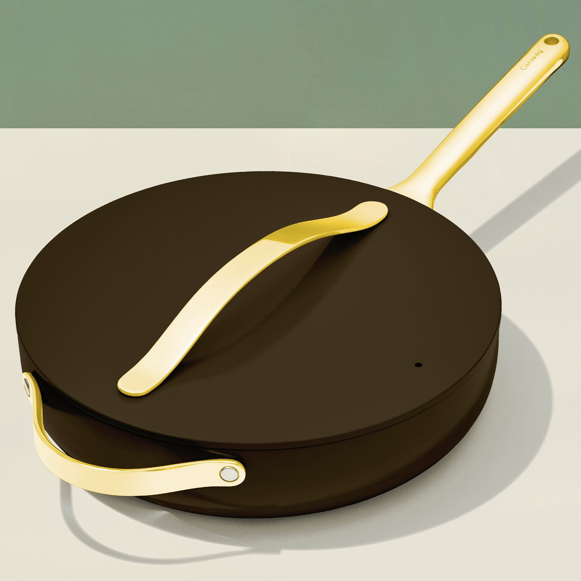 4.5 QT Sauté Pan In Black | Non-Stick, Non-Toxic, PFAS-Free Ceramic Pans | Induction-Compatible For Healthy Cooking | Caraway | Caraway