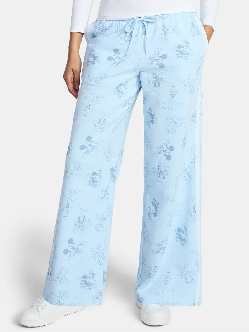 Disney Mickey Mouse and Friends Women's Printed Fleece Sweatpants, Sizes XXS-XXL | Walmart (US)