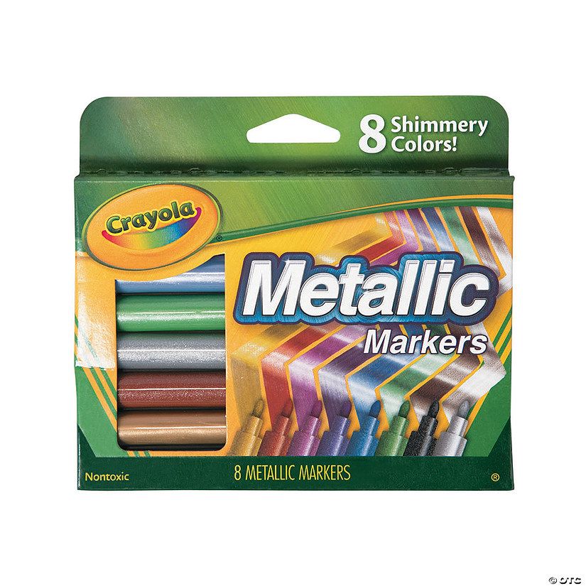8-Color Metallic Crayola® Markers | Oriental Trading Company