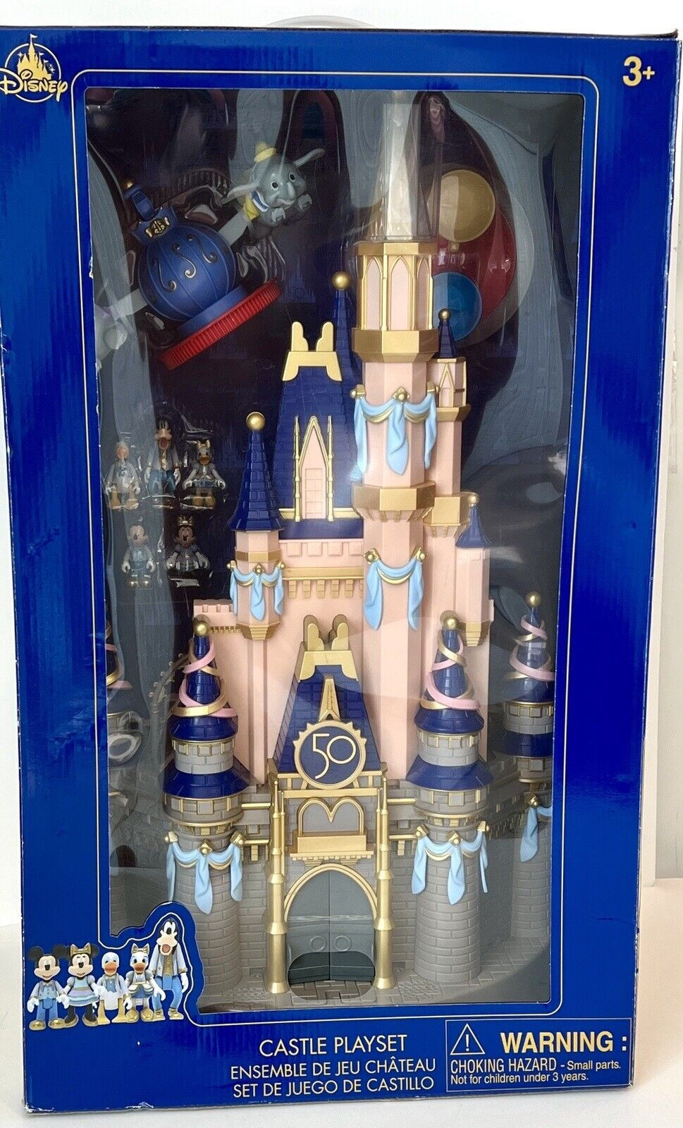 Disney Parks Walt Disney World 50th Anniversary Cinderella Castle Light Playset  | eBay | eBay US