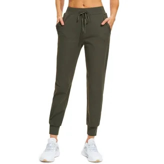 MASKERT Women's Joggers Pants-Athletic Running with Pockets Tapered Casual Workout Pants Dark Gra... | Walmart (US)