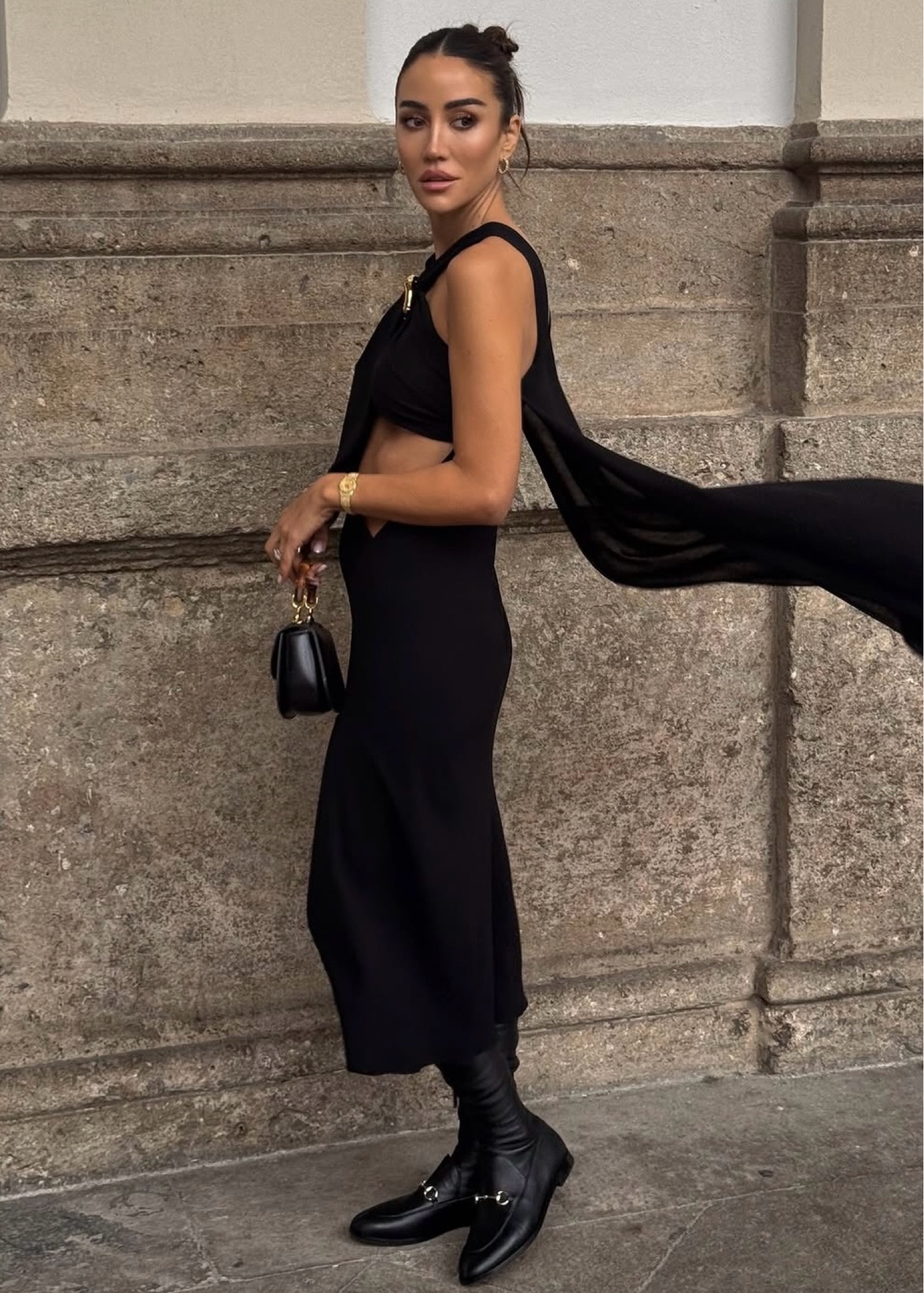 Obsessed with my Gucci look from MFW 🖤 
On my feet - something between loafers and boots… unique and bold, love it! ✨


#LTKStyleTip #LTKShoeCrush