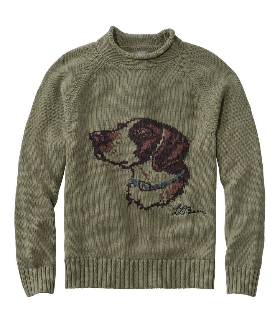 Men's Signature Organic Cotton Rollneck Sweater, Fair Isle | L.L. Bean