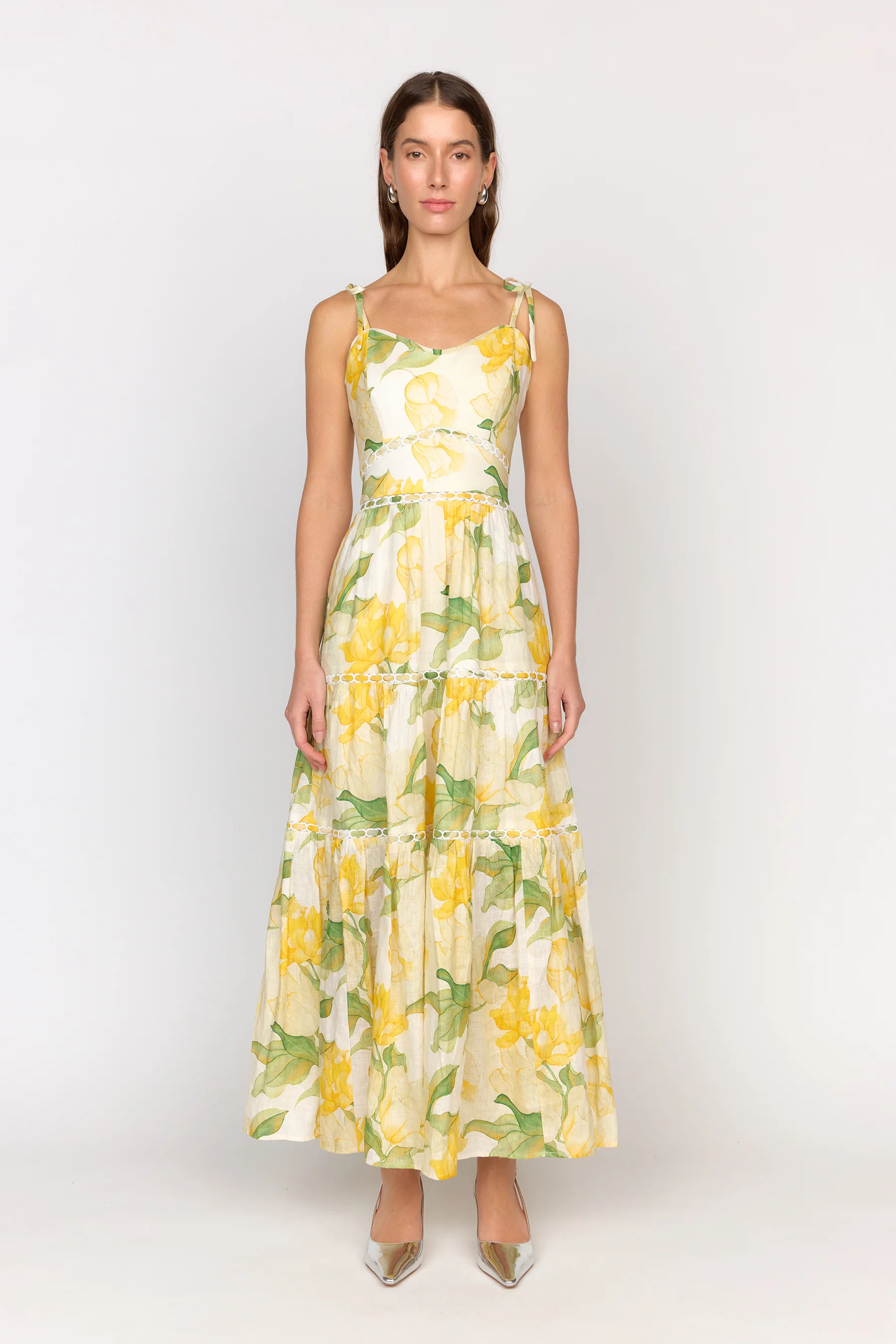 Saphina Dress - Waterlily Yellow | Christy Lynn
