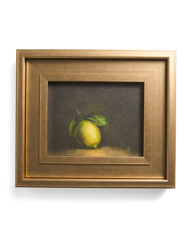 14x12 Lonely Lime Hand Embellished Framed Wall Art | Home | Marshalls | Marshalls