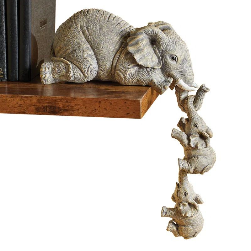 Woehler Elephant Sitter Figurines - Set of 3 | Wayfair North America