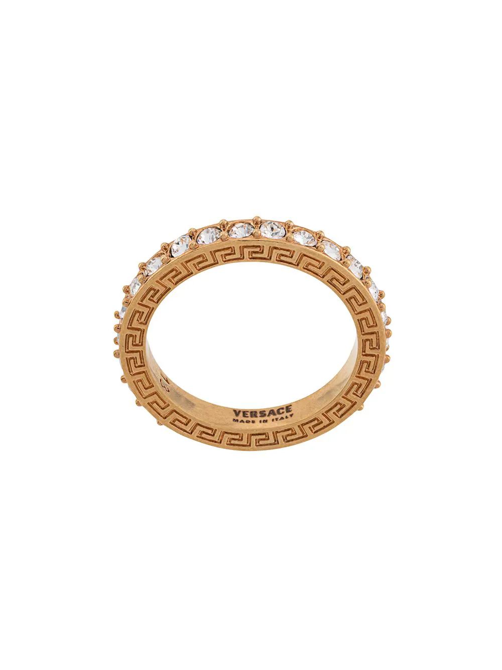 Versace Greca Crystal Ring - Farfetch | Farfetch Global