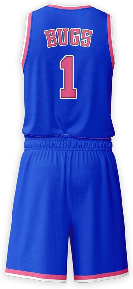 Halloween Party Costume Lola&Bugs Outfit with Short #1#10#6#23 Space Movie 90s Hip Hop Basketball... | Amazon (US)