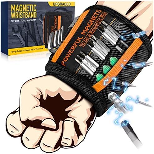 Tools Gifts For Men Magnetic Wristband - Christmas Stocking Stuffers for Dad Women, 15 Super Stro... | Amazon (US)