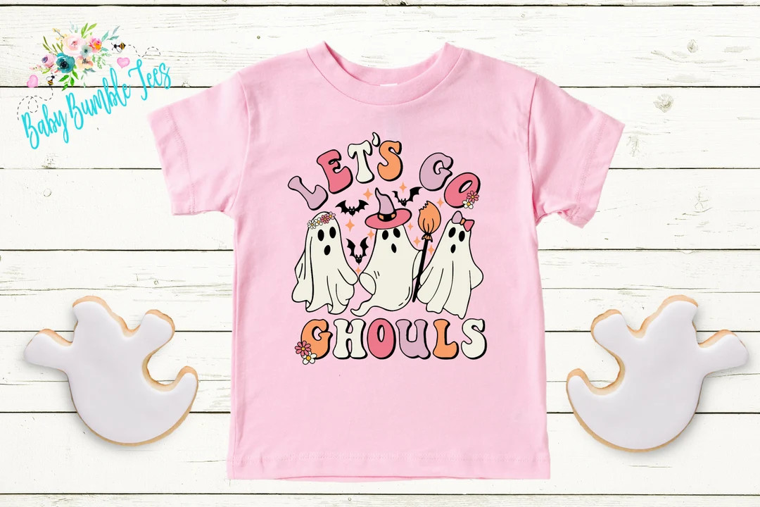 Let's Go Ghouls Shirt // Girls Halloween Shirt // Toddler Halloween Shirt // Kids Shirt // Kids H... | Etsy (US)