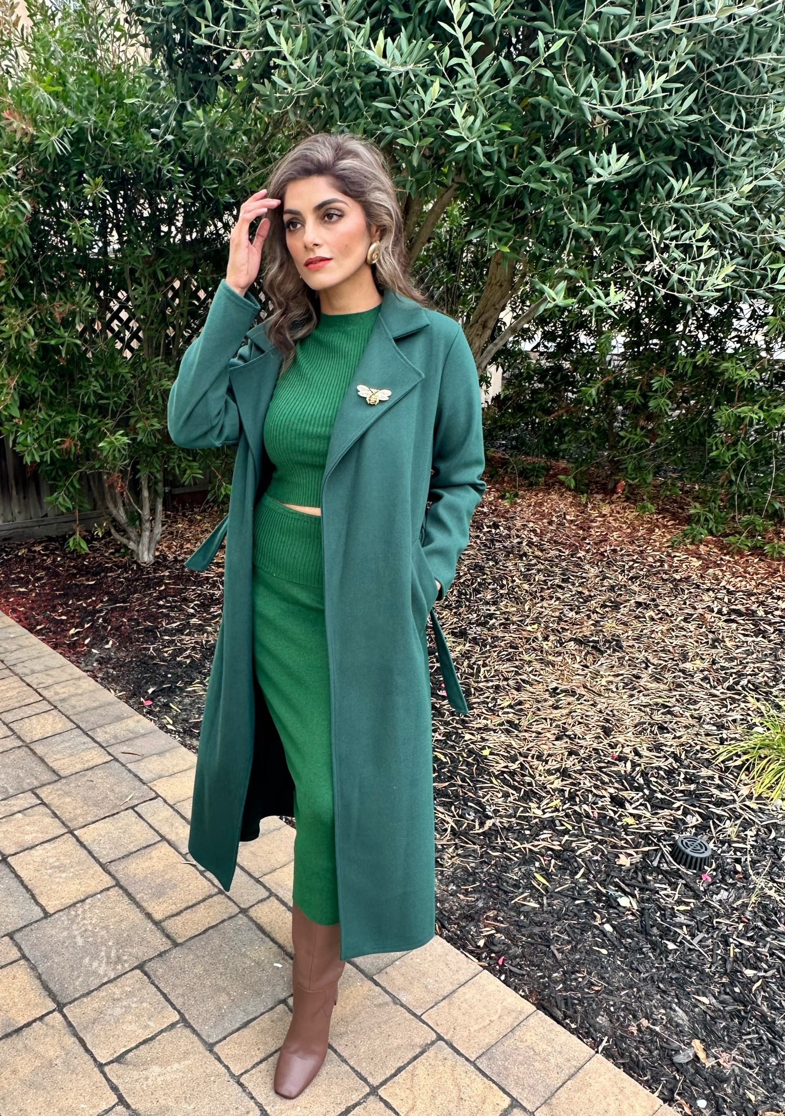 Monochromatic green perfect for fall
Two piece knit set on clearance! 

#LTKSaleAlert #LTKOver40 #LTKSeasonal