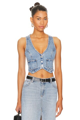 Abrand Georgia Vest in Georgia from Revolve.com | Revolve Clothing (Global)