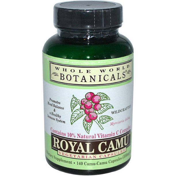 Whole World Botanicals Botanicals Herbs Royal Camu Veg Caps, 140 CT | Walmart (US)