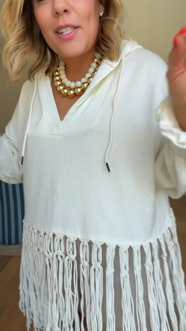 The softest oversized top! So fun!! 

 #LTKgrwm #LTKootd #LTKSeasonal