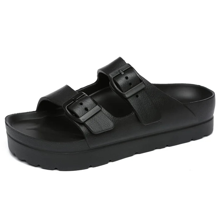CHEERMORE Women's Slide Female Platform Sandals Adult - Walmart.com | Walmart (US)