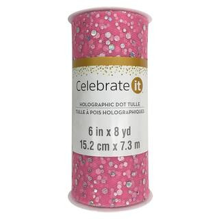 Holographic Dot Tulle by Celebrate It™ | Michaels | Michaels Stores
