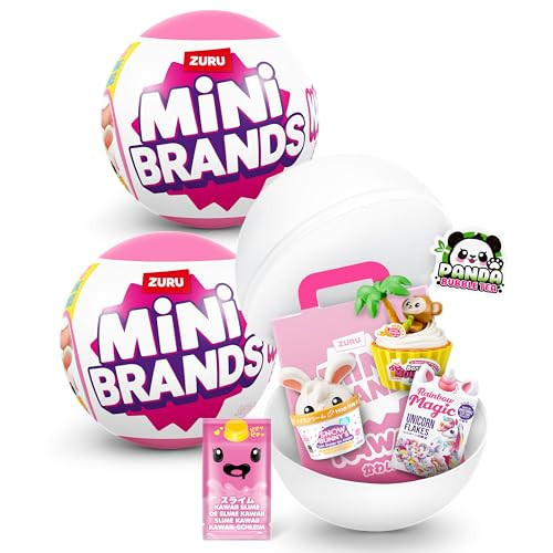 Mini Brands Kawaii Capsule by ZURU, Surprise Kawaii collectable minis, Blind Packaging, Japanese Themed collectables (2 Pack) | Amazon (US)