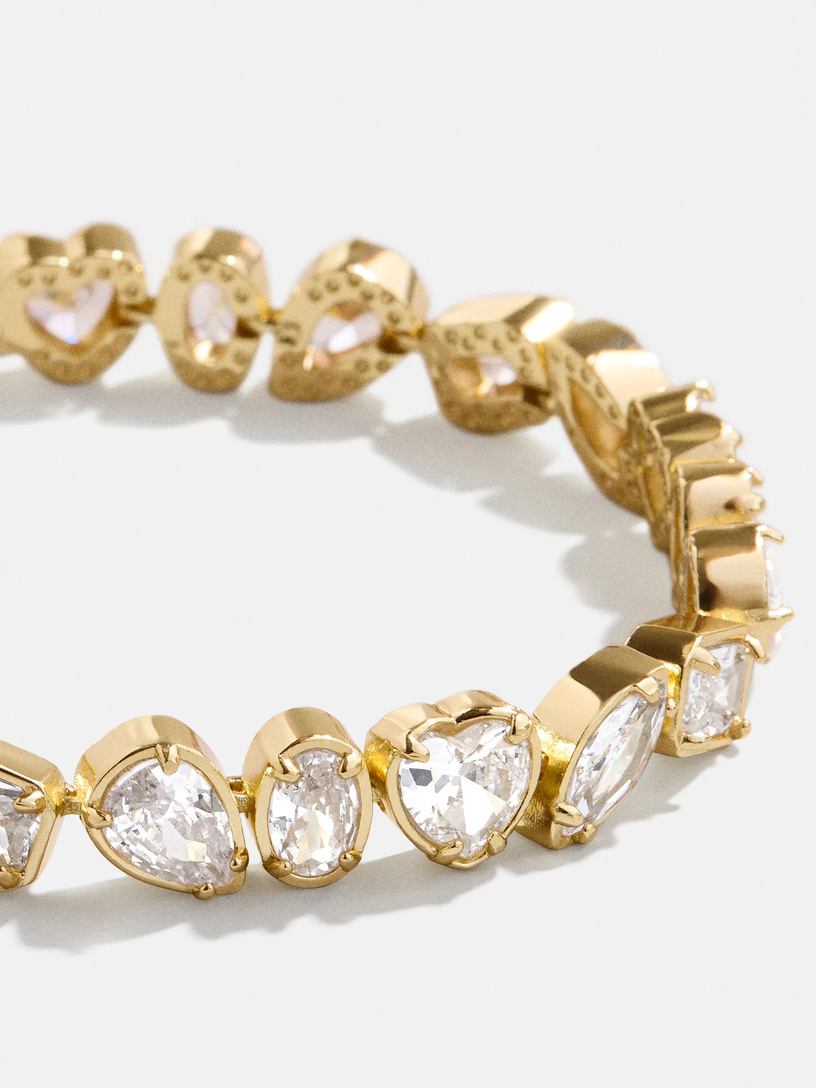 Eva Tennis Bracelet - Gold/Pavé | BaubleBar