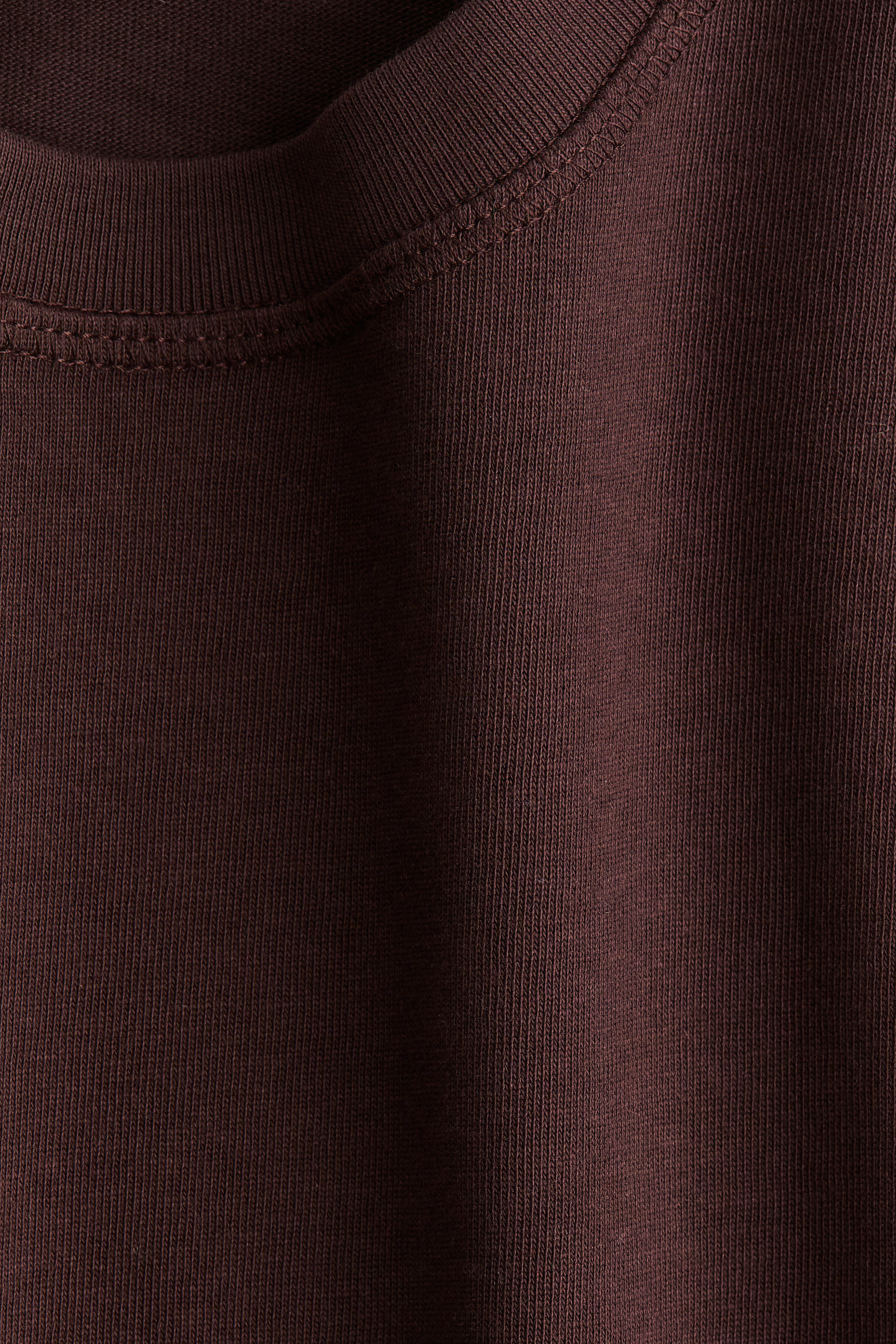 Oversized Cotton T-Shirt - Dark brown - Ladies | H&M US | H&M (US + CA)