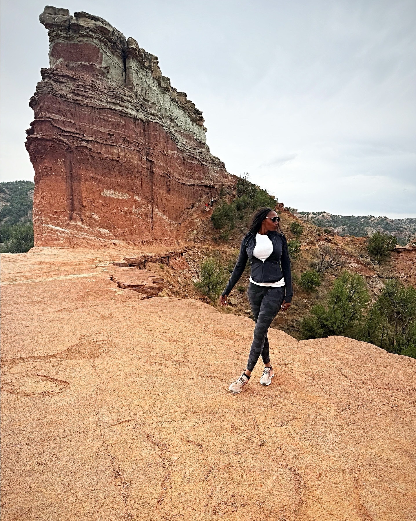 Decided to trade ocean waves for red dust and adventure in “The Grand Canyon of Texas while rocking my Aritiza athletic wear. The stretch and overall comfort made this outfit ideal for reaching the summit. 

#aritzia #travel #fitness #hike #styledwithintention  

#LTKStyleTip #LTKActive