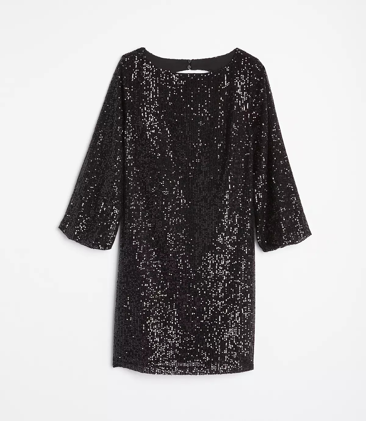 Sequin Balloon Sleeve Dress | LOFT | LOFT