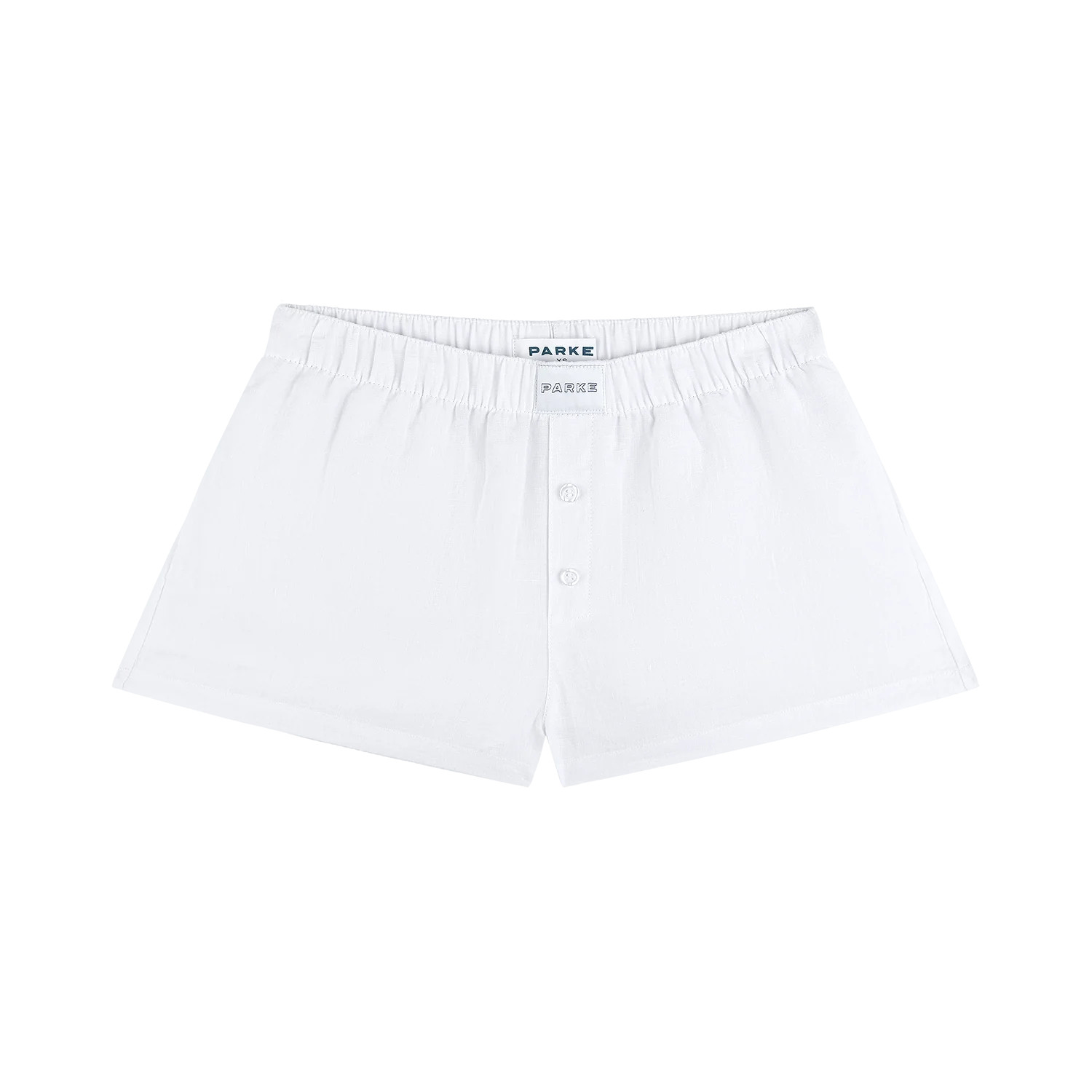 Linen Boxer Short - White | Parke