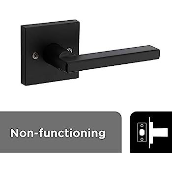 Kwikset 91550-029 Halifax Door Handle Lever with Modern Contemporary Slim Square  Design for Home... | Amazon (US)
