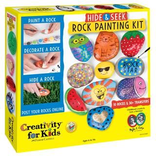 Faber-Castell® Creativity for Kids® Hide & Seek Rock Painting Kit | Michaels Stores