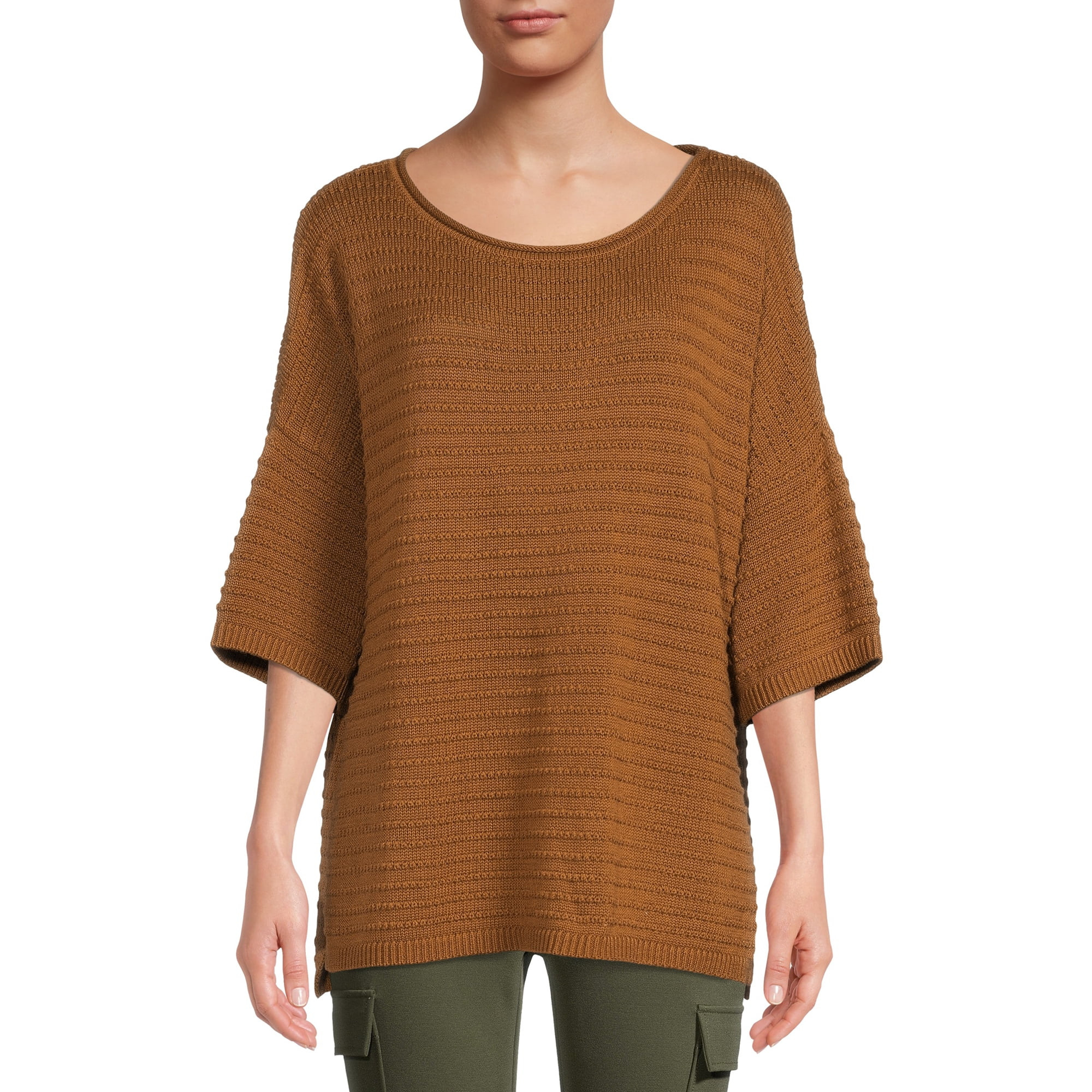 Time and Tru Women’s Boatneck Sweater | Walmart (US)