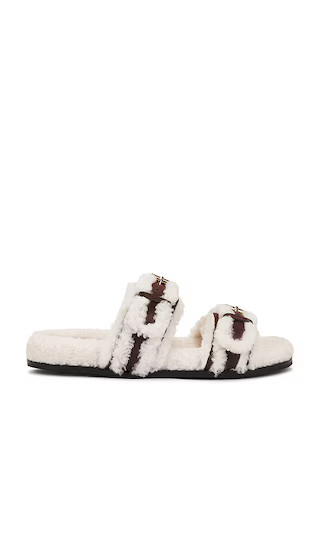 Stowe Slide in Brown | Revolve Clothing (Global)