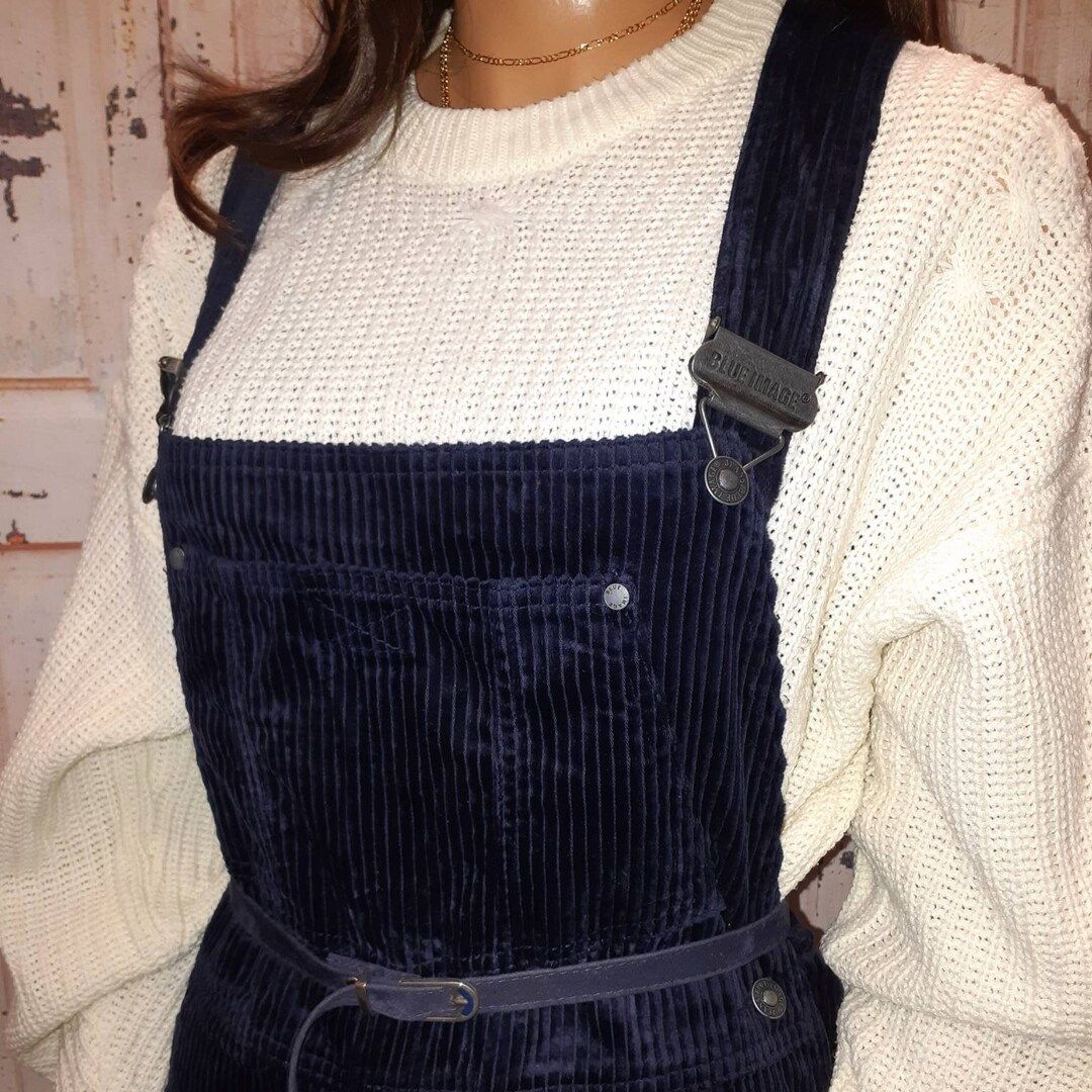 Vintage Deadstock Corduroy Rib Dungaree Dungarees XS S M L XL - Etsy | Etsy (US)
