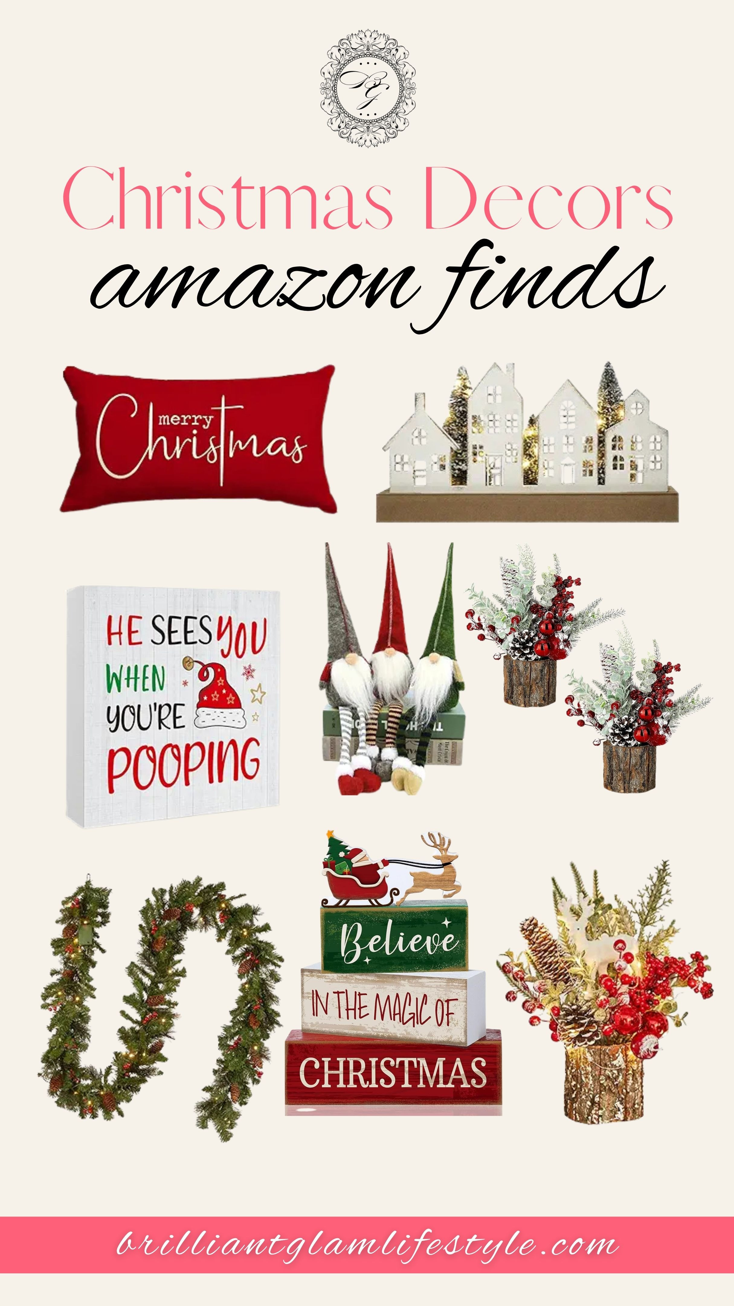 Amazon Christmas Decor Must-Haves 🎄✨Transform your space into a cozy holiday wonderland with these Amazon Christmas decor finds! From twinkling lights to festive accents, everything you need for the perfect Christmas setup is just a click away. ✨🎁#AmazonFinds #ChristmasDecor #HolidayHome #FestiveVibes #AmazonHome #HolidayDecorIdeas #ChristmasAesthetic #CozyHomeDecor

#LTKGiftGuide #LTKHoliday #LTKHome