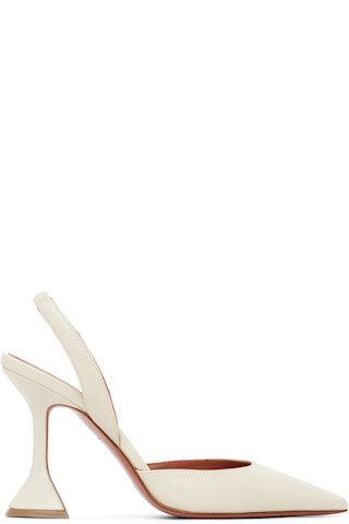 Off-White Holli 95 Sling Heels | SSENSE