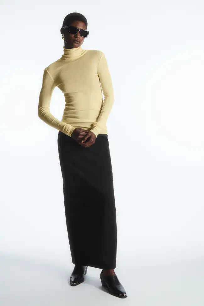 MERINO WOOL TURTLENECK TOP | COS UK