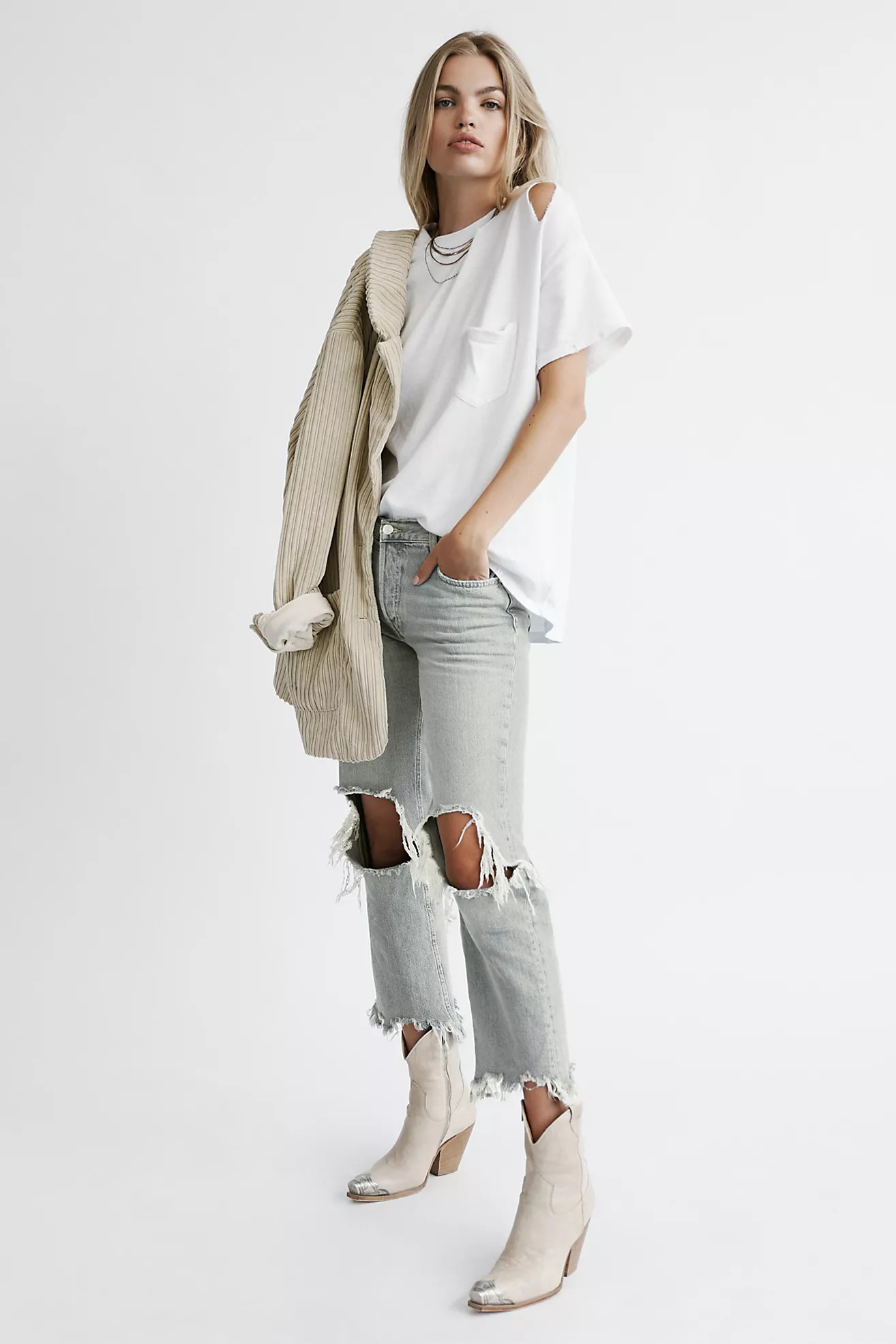 Maggie Mid-Rise Straight-Leg Jeans | Free People (Global - UK&FR Excluded)
